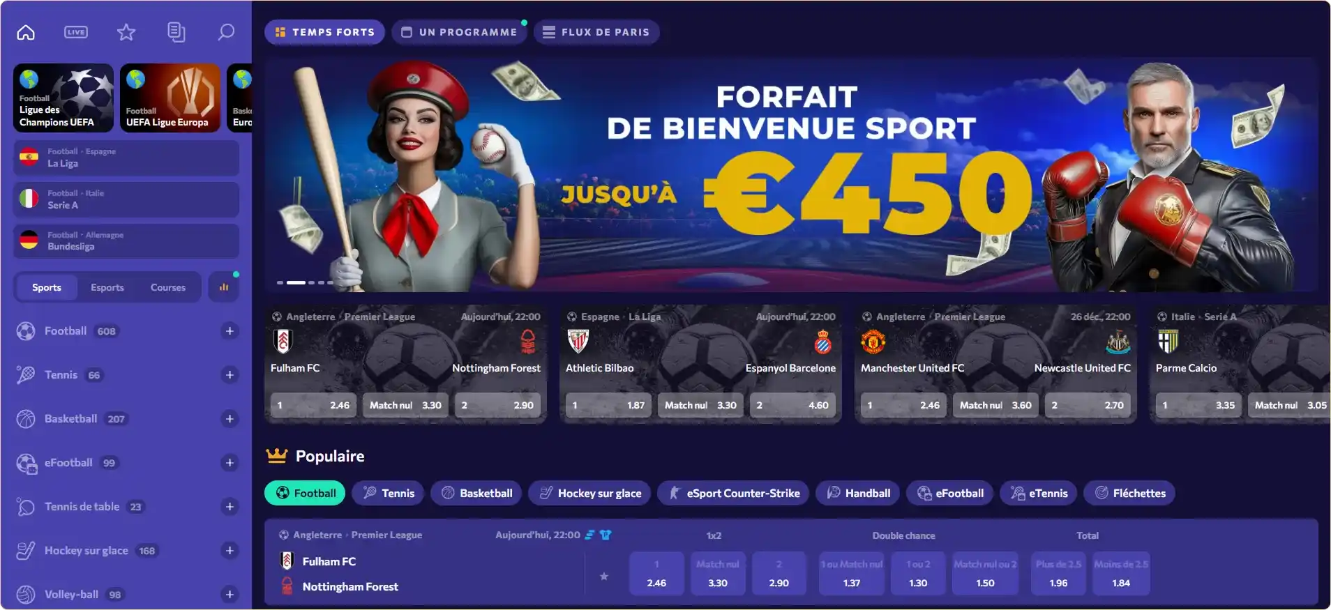 paris sportifs Winairlines Casino